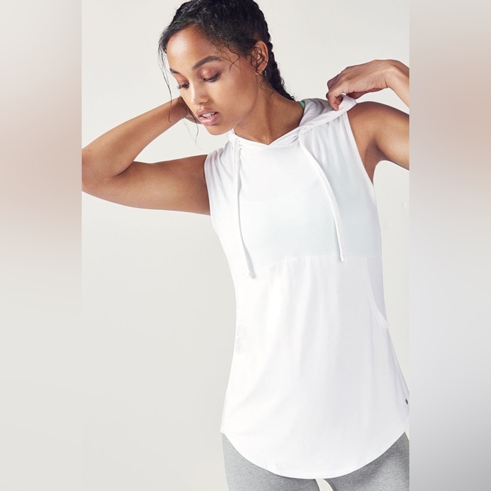 Fabletics White Rina Sleeveless Pullover